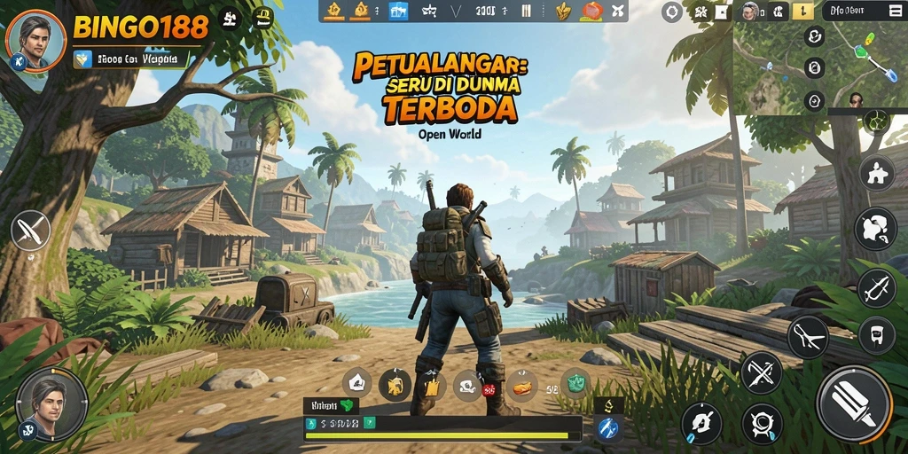 Tampilan antarmuka pengguna BINGO188 yang menarik dan interaktif.
