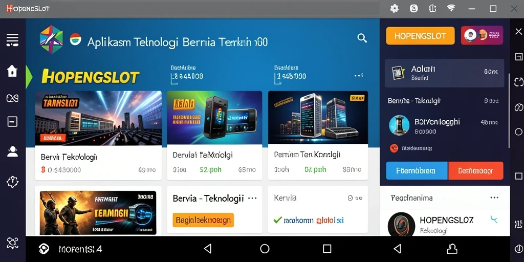 Tampilan antarmuka HOPENGSLOT dengan berita teknologi terbaru.
