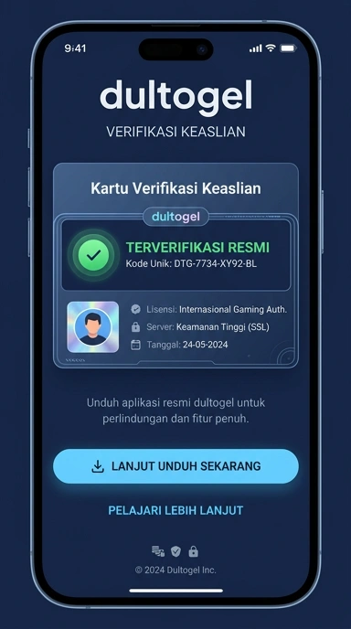Tampilan kanal resmi dultogel